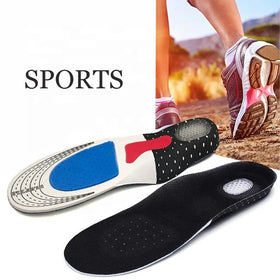 Hot Selling Factory Direct Gel Heel Cushioning Free Cutting Eva Insoles Comfortable Insole Running and Walking Sport Insoles