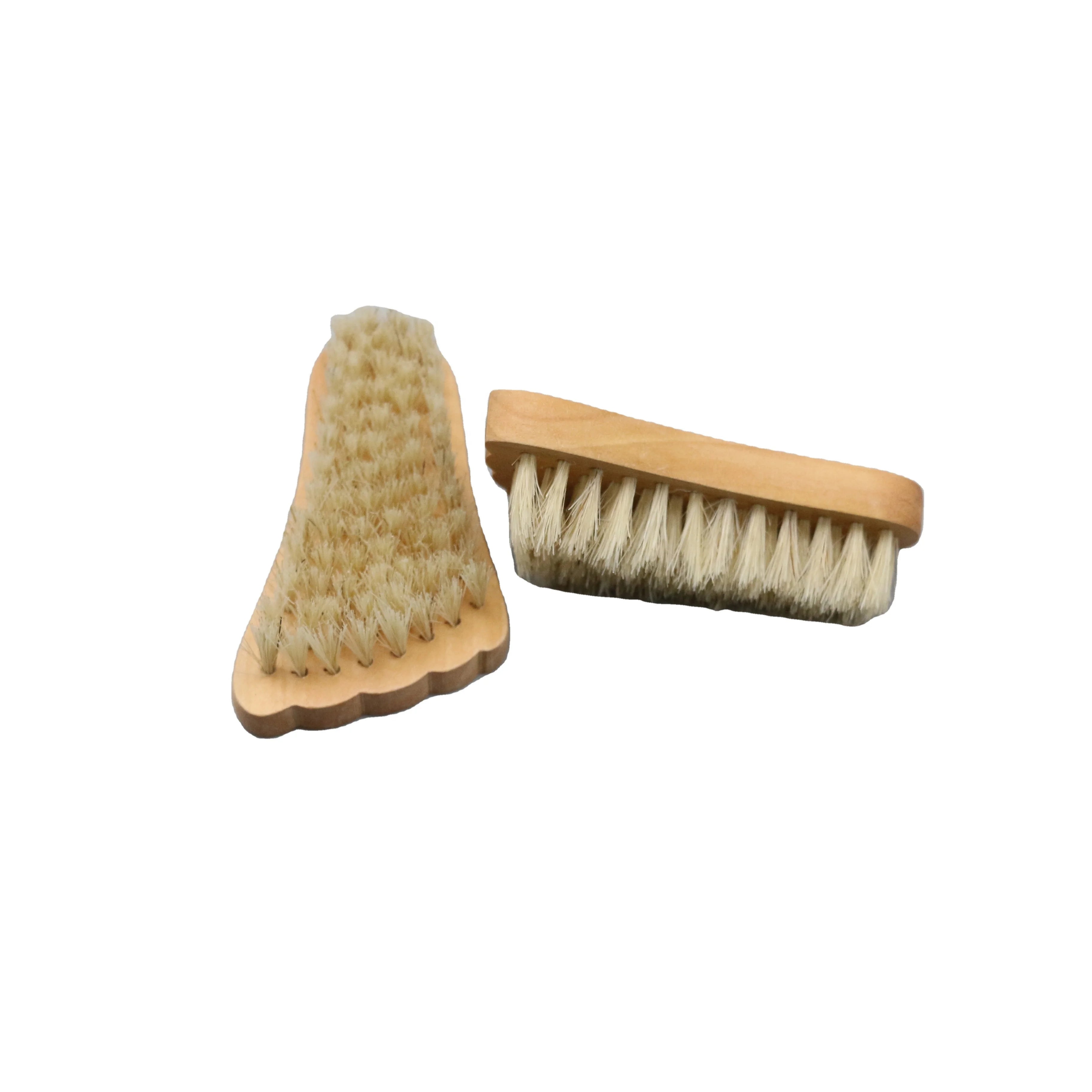 Eco Friendly Natural Sisal Boar Bristles Bamboo Wooden Foot File Cleaner Scrubber Callus Remover Nail Finger Foot Brush
