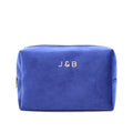 Customizable Makeup Pouch Velvet Stand up Pouch Toiletry Bags Rectangle Cosmetic Bag Luxury Jewelry Packaging With Zipper