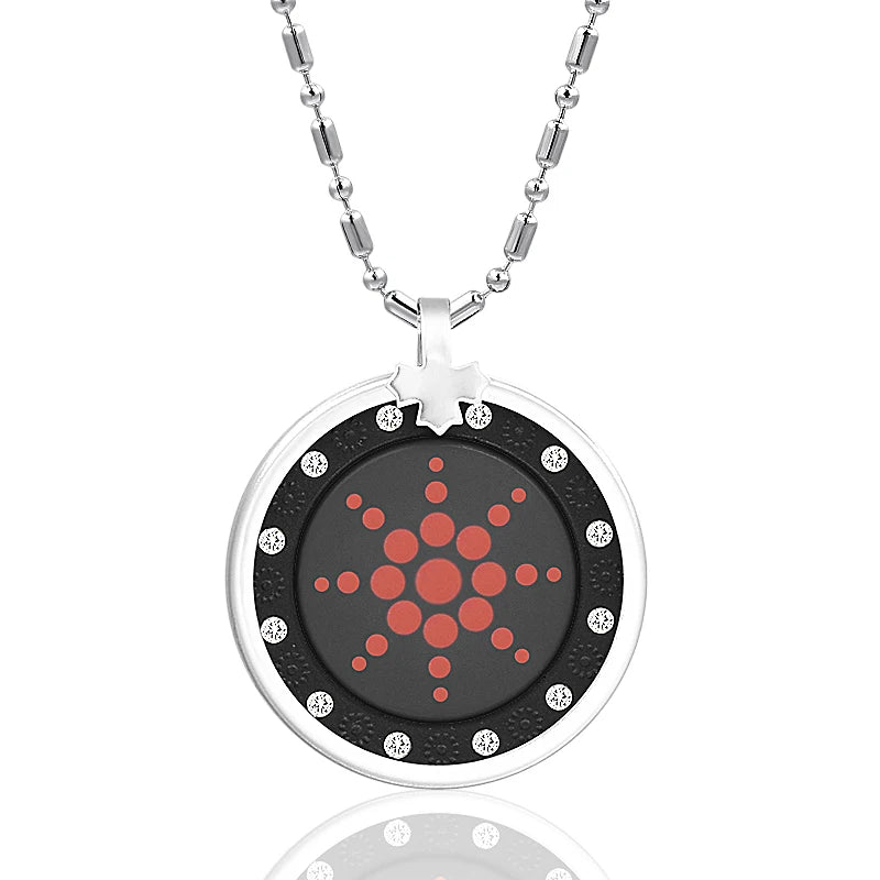 Unisex Anti-EMF Radiation Quantum Pendant Energy Scalar Magnetic Field Therapy Sports Necklace for Children