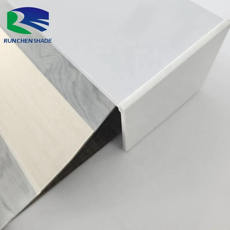 Slide Chain Cassette Zebra Blinds Smart Rechargeable Home Window Stripe Bead Manual Control Customized Size Shade