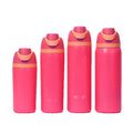 32oz 24oz Metal Travel Sports Bottles Insulated Stainless Steel Double Wall Vacuum Flask With Straw