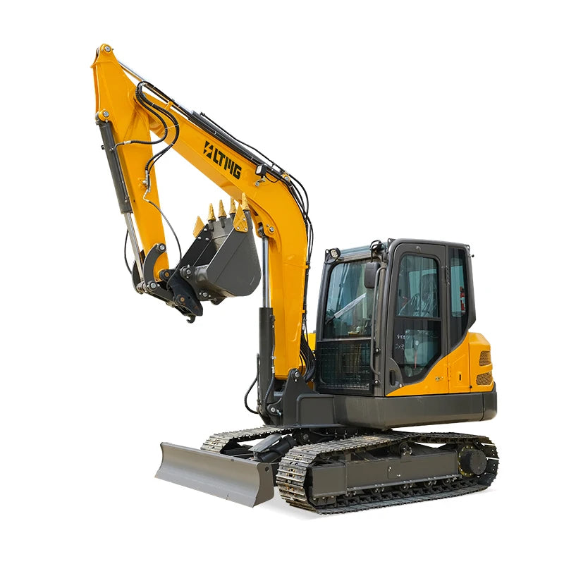 LTMG Hot Sell High Quality Enclosed Cabin 6.5ton Crawler Excavator with Joystick Control