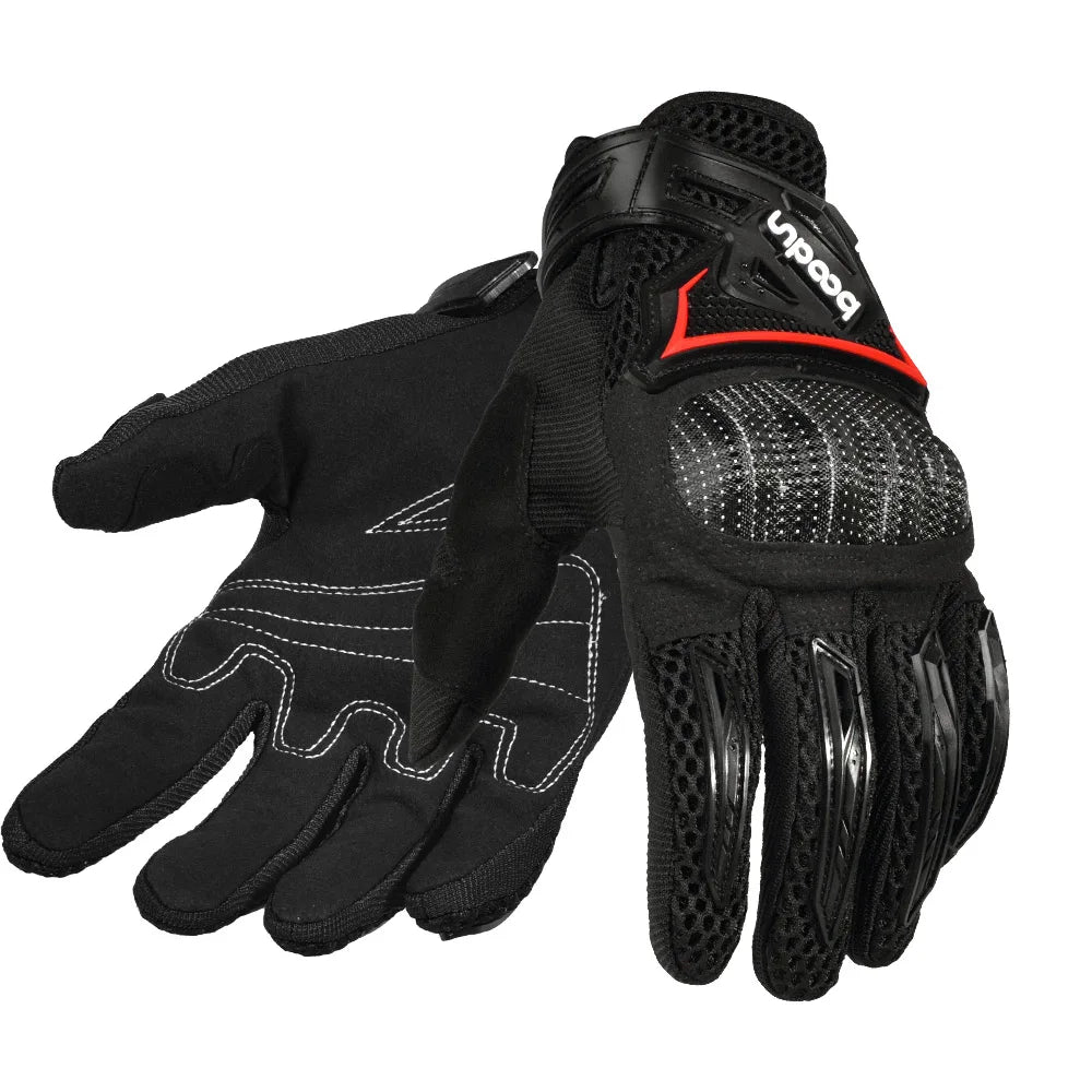 HBG 1036 Long Finger Motorcycle Gloves Anti slip Racing Gloves for Men