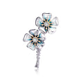 DAL540 Fashion Flower Enamel Brooches Alloy Enamel Brooch Pin for Women Wholesale of European and American