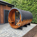 Premium Red Cedar Outdoor 180*240cm Barrel Saunas Shipped Fast in the USA Warehouse