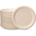 Disposable Biodegradable Plates Sugarcane Bagasse Paper Pulp Mould Plates