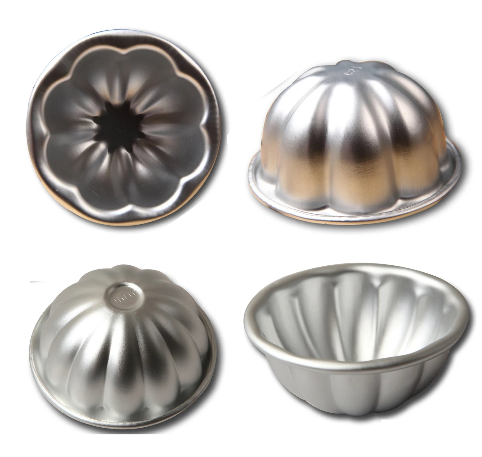 7 ~ 9cm Floret Cake Jelly Mold Mousse Pastry Baking Utensil Semi Round Cheese Aluminum Anodizing