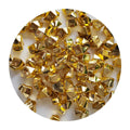 Gold Sliver Metallic Plated Stone Irregular Acrylic Plastic Beads 23mm DIY Embellishment Supplies