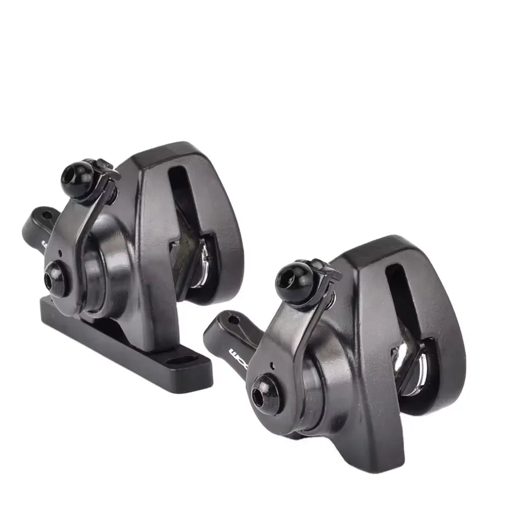 Road Bike Flat Mounted Double Piston Mechanical Disc Brake Calipers Ultra-light Disc Brake 140mm Bicycle Accessories