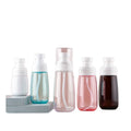 Cute 100ml Plastic Bottle Spray Lotion Pump for Skin Care 30ml 60ml 100ml Cosmetic Toner Face Cream Body Oil Screen Printing