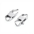 Wholesale Fashion Jewelry DIY Original Color Titanium Steel Lobster Clasp Different Size for Choice 1540067