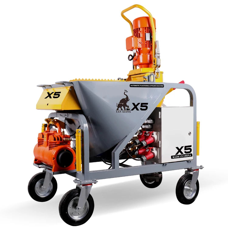 X5 Automatic Construction Machinery Core Pump Motor Mortar Spray Machine for Plastering Engine Core for Construction Industries