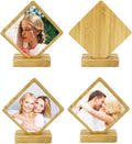 Sublimation Bamboo Photo Frame Blanks Multi-Shape 6-Color Thermal Transfer Christmas/Festival Home Decor School Business