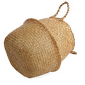 Natural Multi Flower Plants Pots  Laundry Straw Woven Seagrass Laundry Basket for Home Storage