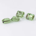 Factory Wholesale Emerald Cut Czochralski Grown Yttrium Aluminium Garnet YAG Stones Olive Green YAG Gemstone for Jewelry