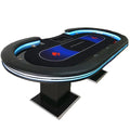 High Quality Casino Poker Tables With Led Lights Top Luxury Electric Poker Table Gambling Custom Blackjack Baccarat Supplier