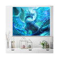 30*40cm Diy 5d Diamond Painting New Arrives Blue Dragon Diamond Embroidery Picture Anime Mosaic Adult Decor Gift