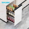 Topcent Manufacturer Wire Basket Pull Out Kitchen Drawer Sliding Basket Cabinet 150Mm 2Teir Pull Out Wire Basket