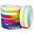 Meetee ZA901 5# Luggage Bag Zipper Accessories Custom Coil Rainbow Nylon Zipper Tape Starry Zippers Roll