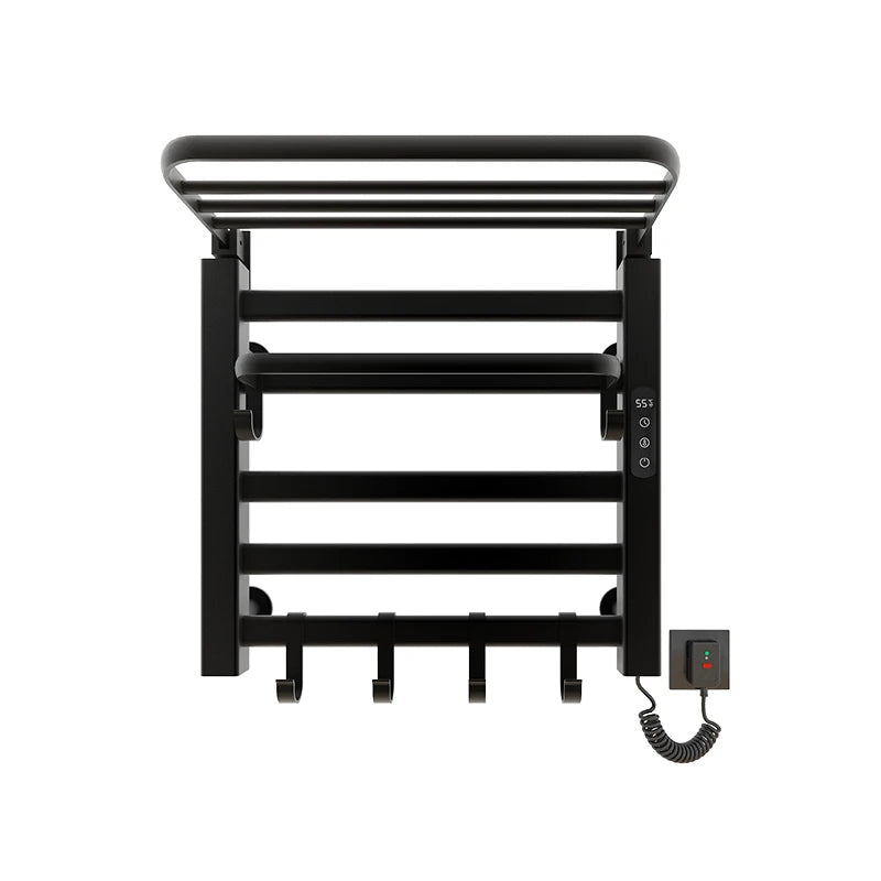 Steel Heated Electric Towel Warmer Rack WIFI Heating Towel Warmer Heater Use Toilet Rotating Heated Towel Rack