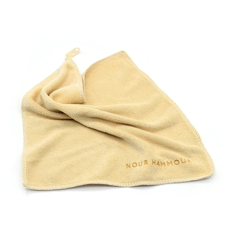 30*30cm Microfiber Cleaning Cloths Towels Laser Engraving LOGO Soft Cleaning Cloth for Car Kitchen