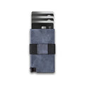 Smart Slim Fashion Men's Genuine Leather Money Belt Wallet with Business Card Holder and Credit Card Slots for Men