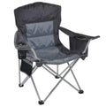 WOQI Wholesale Outdoor Portable Lightweight Easy-Carrying Metal Oxford Fabric Modern Camping Chair with Cooler Bag