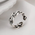 ICEBELA Jewelry Special Design Opening Custom Adjustable Ring Women Dainty 925 Silver Vintage Fine Jewelry Rings for Girls
