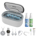 Factory Wholesale Gift Set Electric Ultrasonic Cleaning Machine Portable Mini Digital Ultrasonic Cleaner with Cleaning Solution