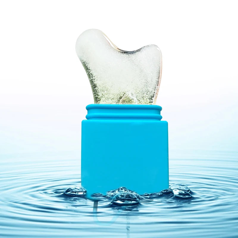 Ice Roller for Face Gua Sha Silicone Ice Face Roller