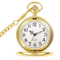Sleek White Fob Chain Quartz Roman Numerals Dial Hanging Fob Watch Gift Clock Sleek White Pocket Watch