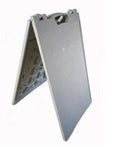 Custom Printed A-Frame Advertising Signs Double Sided Outdoor Stand for Sidewalk Round Pattern Aluminum Frame Board