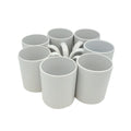 11 oz White Ceramic Sublimation Mugs   White Coating Color-coated Cup Thermal Transfer Ceramic Cup for Promotion