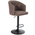 Luxury Modern High Bar Stool Nordic Velvet Tufted Adjustable 360 Degree Revolving Metal Frame Home Bar Outdoor Hotel Living Room
