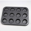Wholesale 12 Cavities Carbon Steel Flower Shape Baking Mold