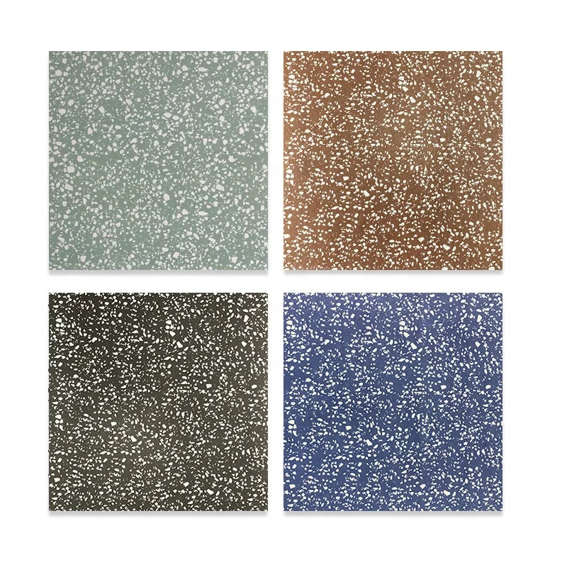 Foshan 60X60 Ceramic Porcelain Marbles Bathroom Terrazzo Floor and Wall Tiles Garden Ceramic Floor Tile