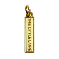 Wholesale Small Rectangle Pendant Logos Jewelry Engraved Name Metal Adjustment Charm Tags for Bikini