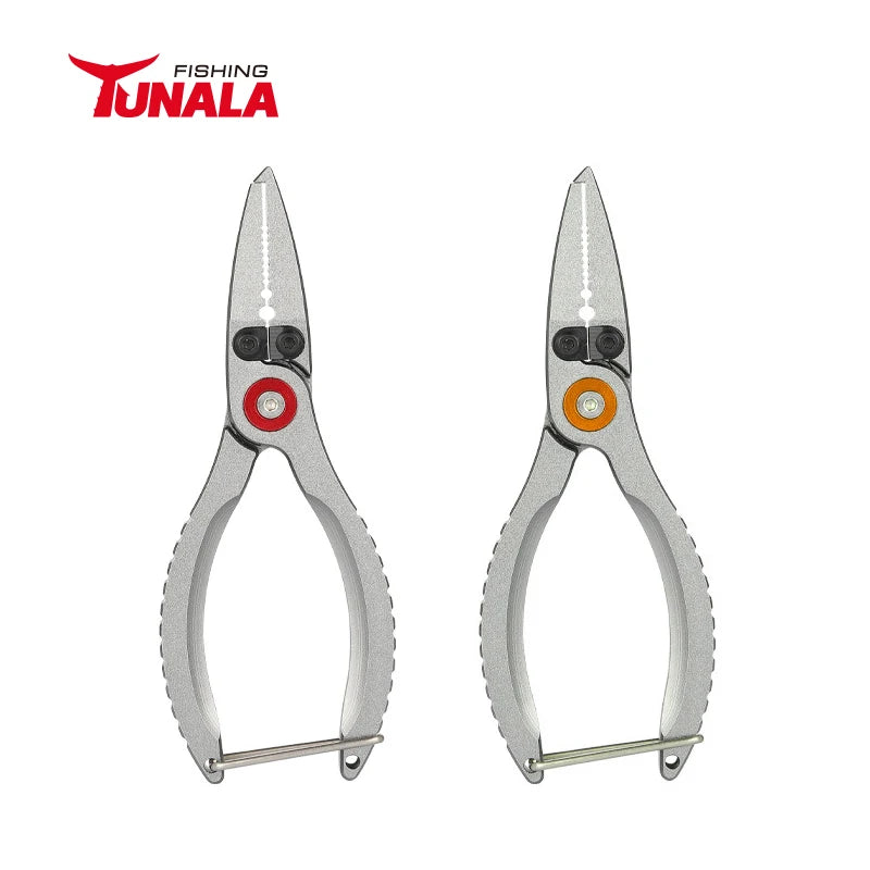 Outdoor Multi-function Aluminum Material Fishing Pliers Fish Control Device Fishing Split Ring Plier