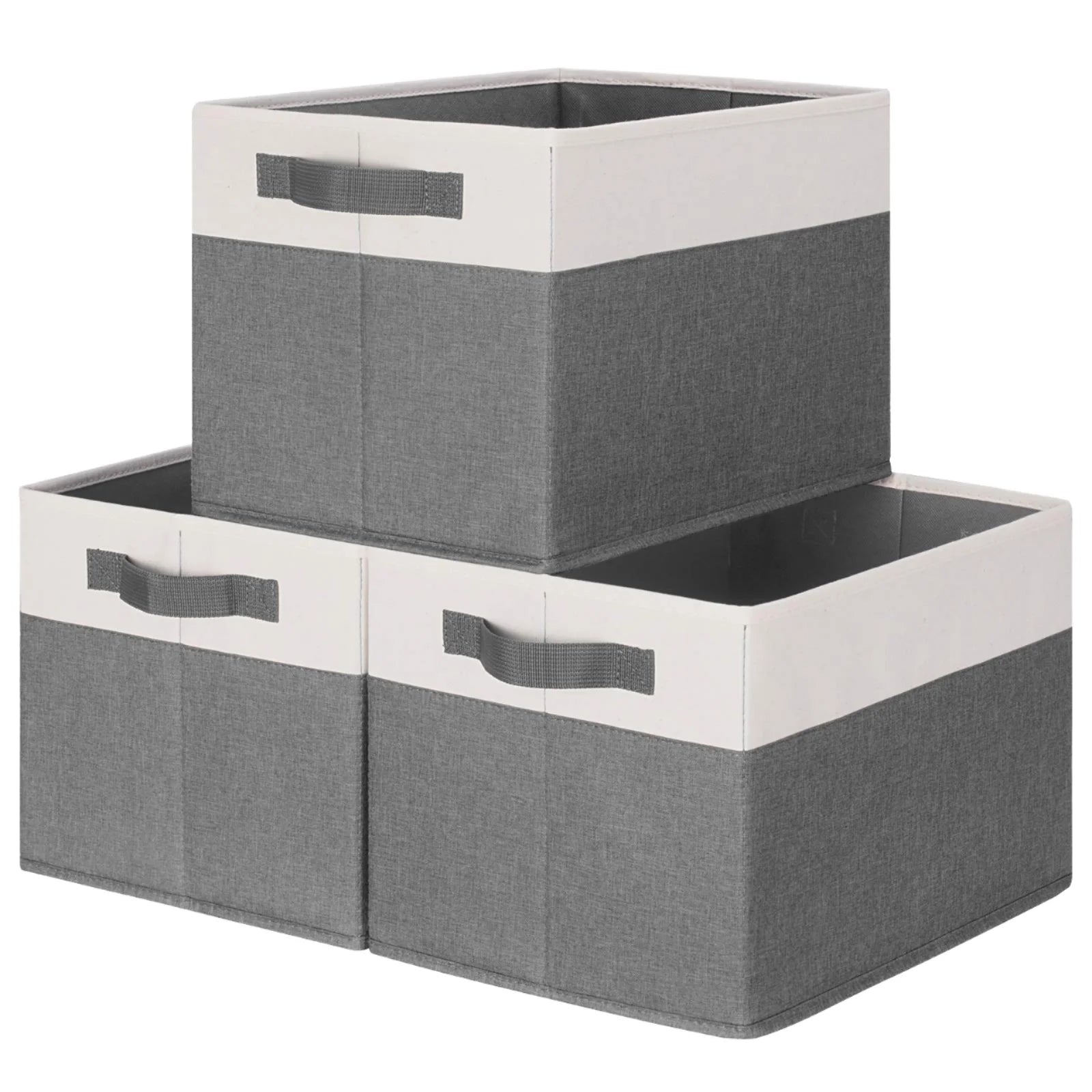 Folding Fabric Boxes Storage Linen Organizer Fabric Storage Box