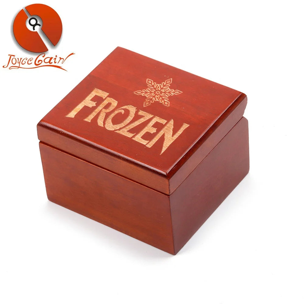 Mini Wooden Music Box with Wind-Up Mechanism for Kids Joyce Gain Brand ROHS Certified