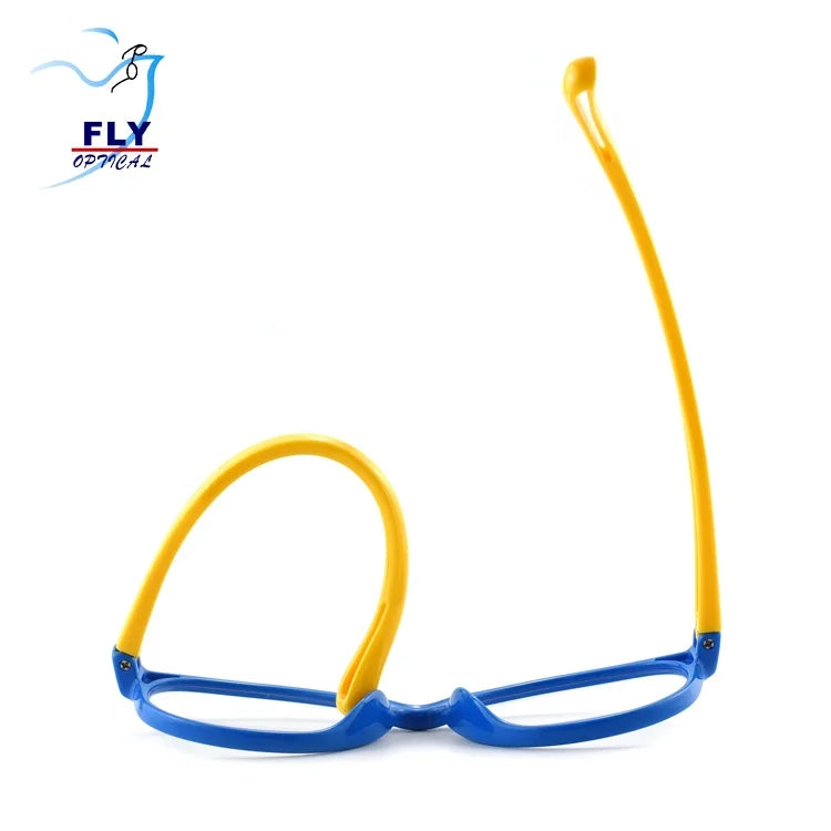 DOISYER Custom Logo TR90 Flexible Frame Print Eyewear Anti-Blue & Anti-Radiation Light Blocking Glasses for Kids