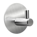HF Matte Black Heavy Duty Clothes Hanger Stainless Steel Towel Coat Wall Adhesive Hook for Bathroom Kitchen