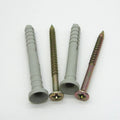 Plastic Expander Wall Plug Fixing Anchor Fasteners Includes Screws and Bolts