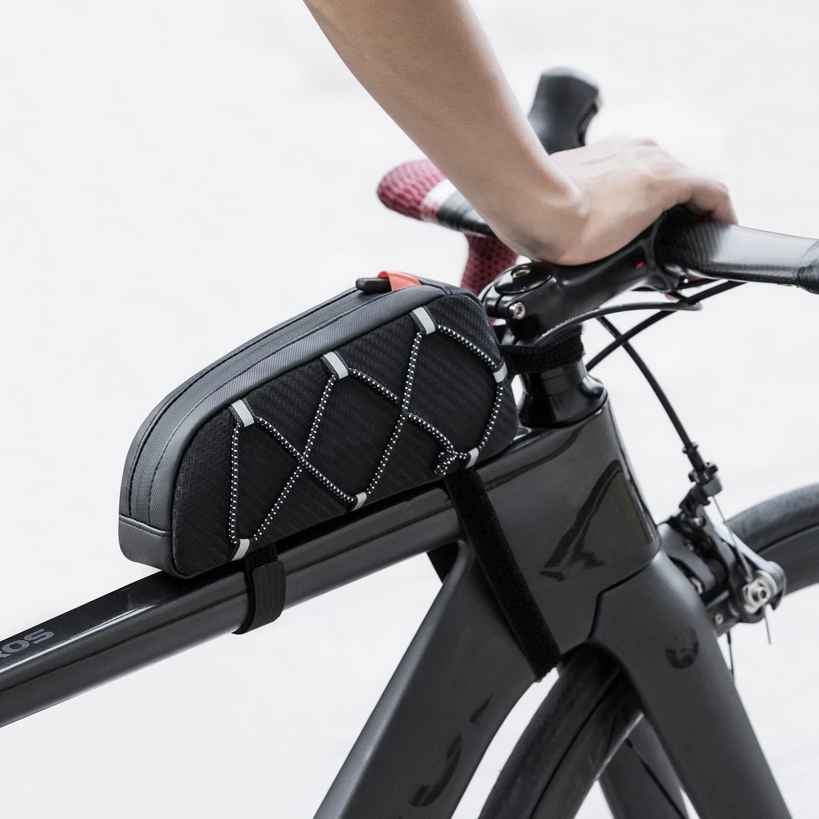 EVA Waterproof Bike Phone Holder Top Tube Front Frame Bag EVA Bike Case Phone Mount Bag Bicycle Accessories Pouch