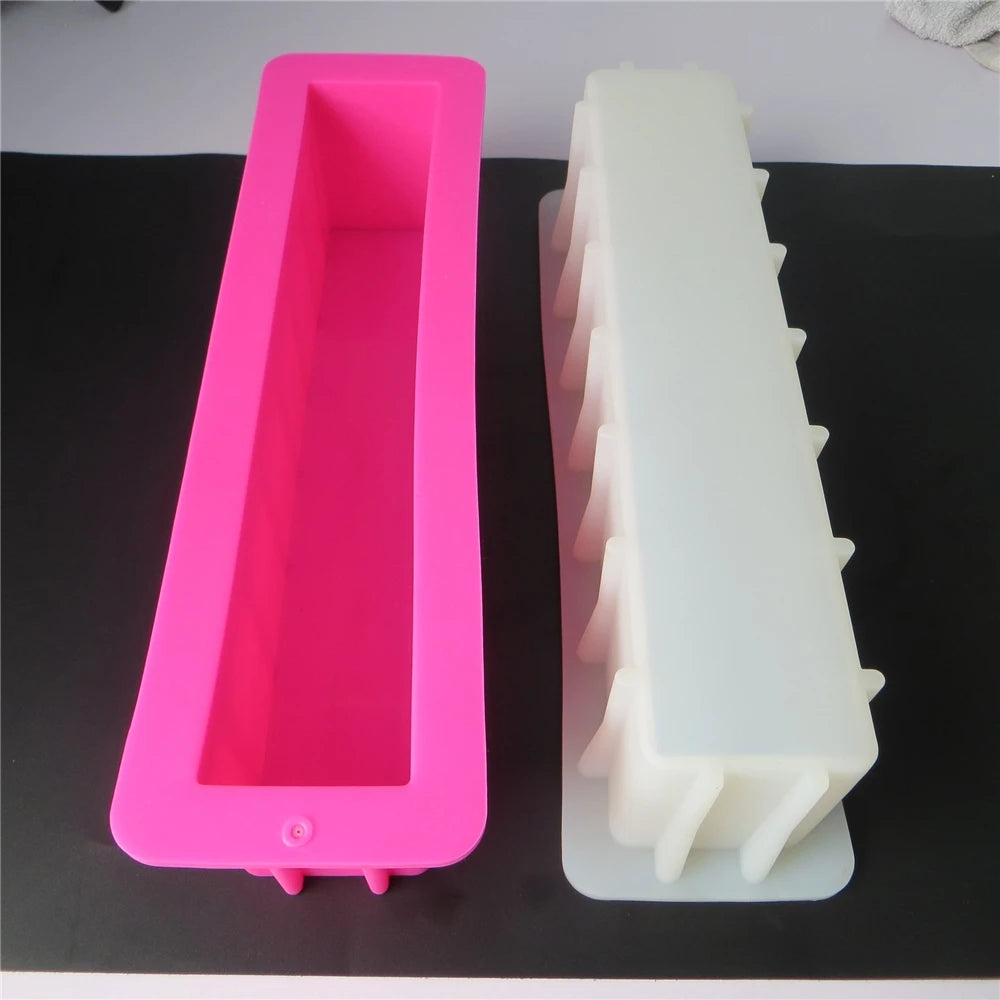 D-0049 1900ml Baking Mold Loaf Soap Silicone Mold Silica Gel Moulds Toast Mousse Cake Tools Swirl 1500ml Soap Mould