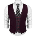 New Costume Pour Homme Business Mens Vest Layered Plaid Dress Vest Waistcoat for Wedding Party Tuxedo Blazer
