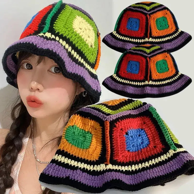 New Custom Summer Autumn Beach Hat Women High Quality Handmade Crochet Adjustable Bucket Soft Common Fashionable Style