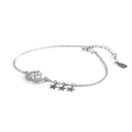 Rainbowking Cubic Zirconia Women 925 Sterling Silver Bangle Bracelets for Jewelry Chain Wholesale Bracciale Gioielli in Argento