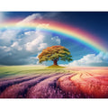 DIY 5D Cross Stitch Decoration Full round Diamond Embroidery 30x40cm/12x16inch Scenery Tree Landscape for Home Decor